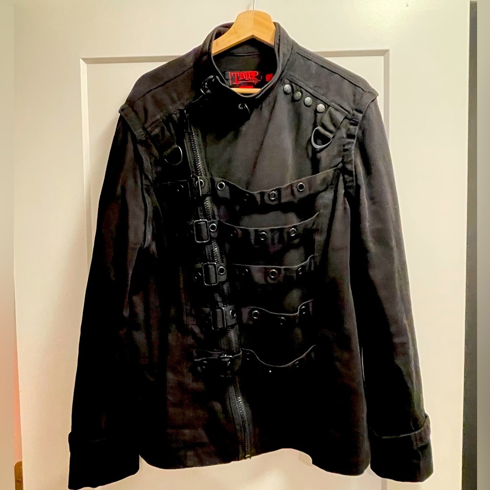 Men's Black Steampunk Jacket